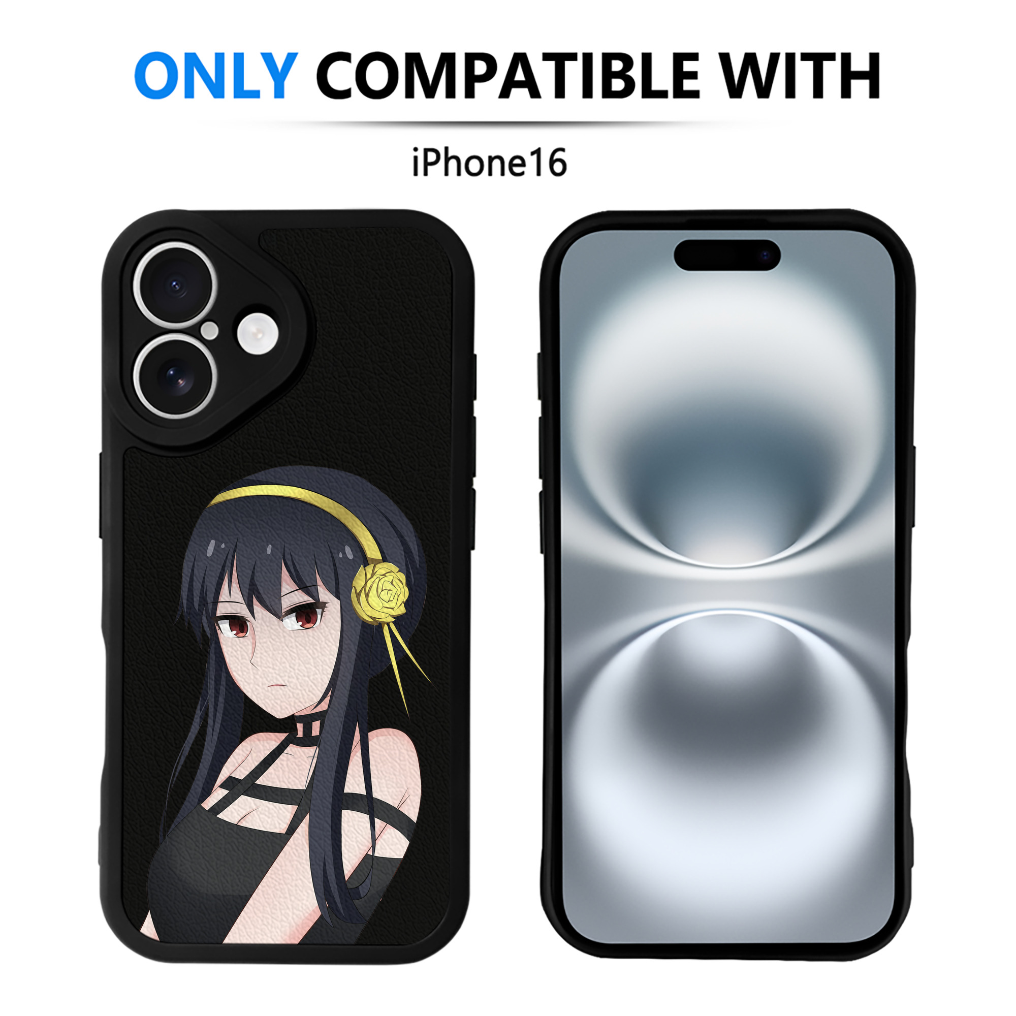 （画像用） SPY×FAMILY间谍家家酒 【iPhone 16シリーズ対応】シリコンスマホケース（レザー調） 材質：シリコン